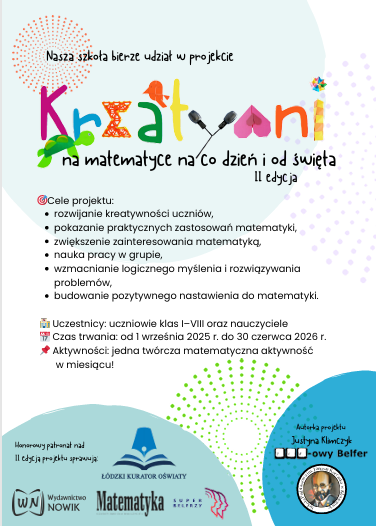 Plakat promujący projekt.