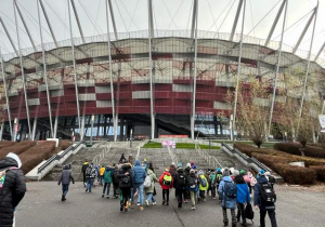 Wejście na Stadion narodowy w Warszawie.