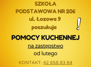 Poszukujemy pomocy kuchennej