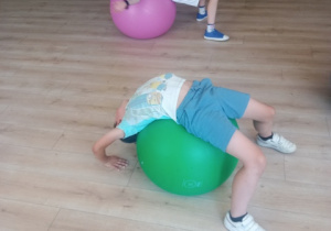 Zajęcia ruchowe w Klubie Fitness.