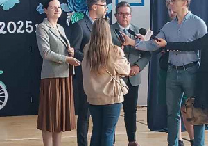 Wywiad z panią wiceprezydent Łodzi oraz panem dyrektorem Wydziału Edukacji.