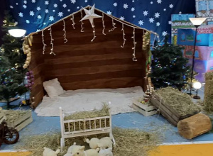 Szopka bożónarodzeniowa.