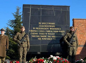 Pomnik poległych więźniów Radogoszcza.
