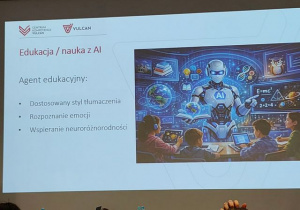 Slajd z prezentacji podczas wykładu.