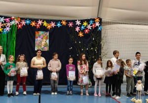 Nagrodzeni uczniowie naszej szkoły.