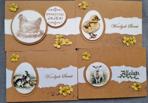 Kartki świąteczne - wielkanocne.