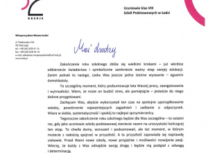 List do Ósmoklasistów