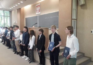 Wyróżnieni w Konkursie uczniowie.