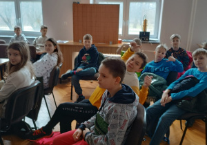 Uczniowie podczas wykładu na Politechnice Łódzkiej